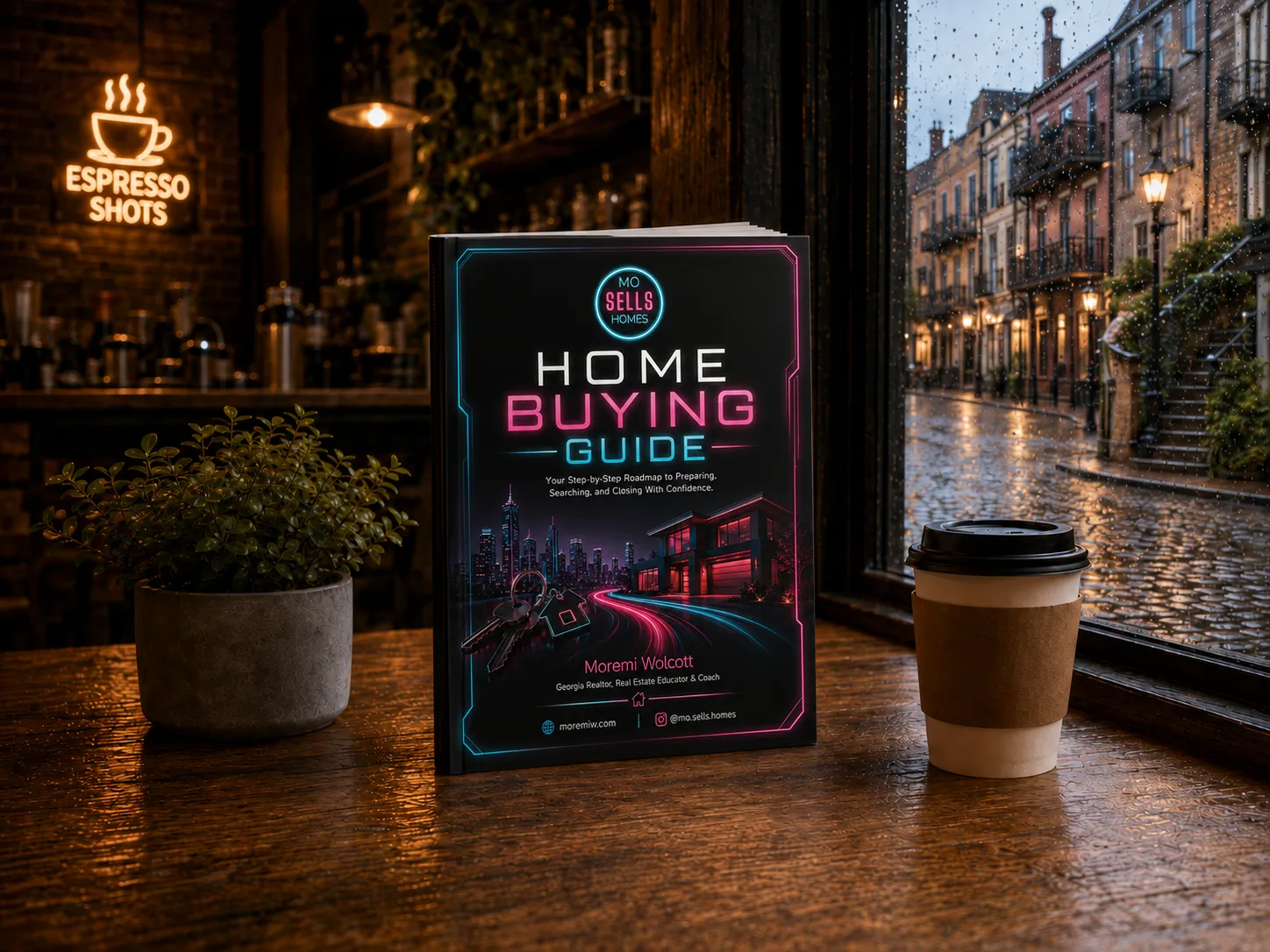 Home Buying Guide in a Savannah café